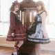 Puppet Rabbit Classic Lolita Velvet Dress OP/JSK (WJ142)